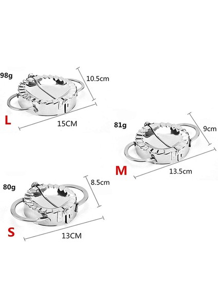 Kalp Kesici Stili Dumpling Kalıpları Paslanmaz Çelik Kalıp Araçları Hamur Pres Empanada Pie Ravioli Mantı Kalıpları Fırınlama Mutfak Aksesuarları (Yurt Dışından)