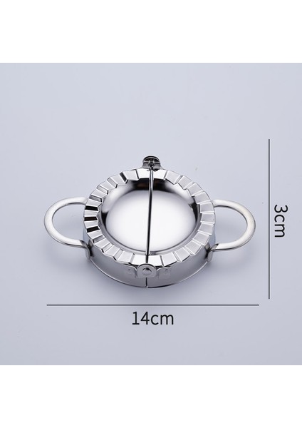 Tarzı Paslanmaz Çelik Mantı Kalıpları Jiaozi Yapıcı Cihaz Mantı Aracı Ravioli Kalıbı Mantılar Yapma Heykel Mutfak Aksesuarları (Yurt Dışından)