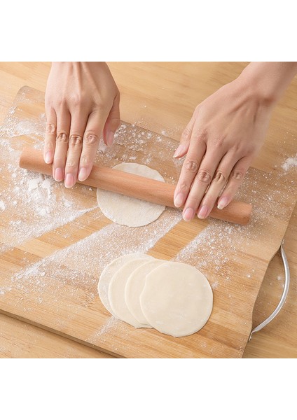 60CM Tarzı Doğal Kayın Merdane Ev Düğme Cilt Fırın Aracı Mutfak Malzemeleri Katı Ahşap Baskı Noodle Sopa (Yurt Dışından) modelleri