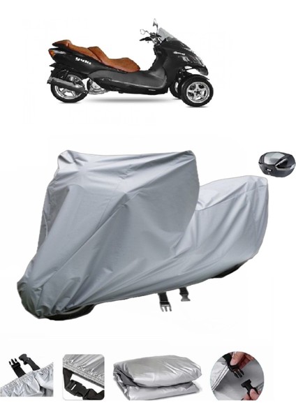 Yuki YB250ZKT Optimus Su Geçirmez Motosiklet Brandası Arka Çanta Uyumlu
