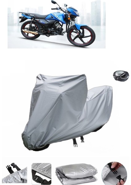 Rks x Power 50 Su Geçirmez Motosiklet Brandası Arka Çanta Uyumlu