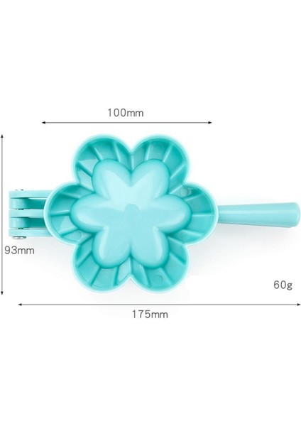 Çiçek L Tarzı 1 Adet Mutfak 3 Model Mantı Kalıpları Plastik Hamur Baskısı Mantı Pide Ravioli Kalıbı Pişirme Hamur Çin Yemeği Jiaozi Yapıcı (Yurt Dışından)