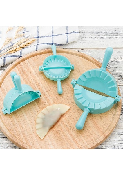 Çiçek L Tarzı 1 Adet Mutfak 3 Model Mantı Kalıpları Plastik Hamur Baskısı Mantı Pide Ravioli Kalıbı Pişirme Hamur Çin Yemeği Jiaozi Yapıcı (Yurt Dışından)