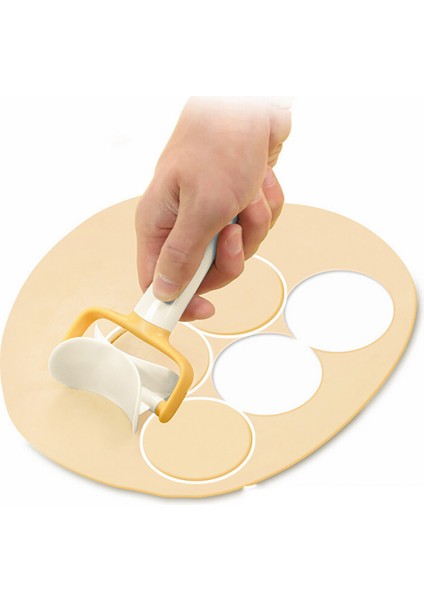 1 Adet Tarzı Turta Kalıp Rulo Kesici Plastik Pasta Kürek Yuvarlak Kurabiye Kalıbı Bisküvi Kesici Hamur Bıçağı Daire Dondurma Kalıbı Mantı Kalıp Yapıcısı (Yurt Dışından)
