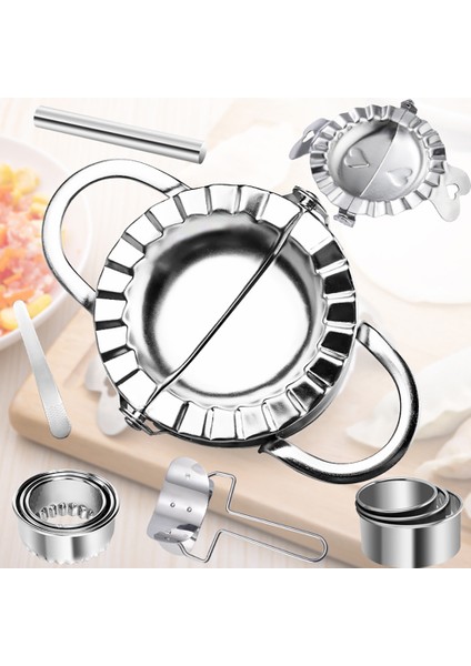 Kesici As Tarzı Paslanmaz Çelik Mantı Yapma Seti Hamur Kesici Pie Ravioli Mantı Kalıbı Fırın Hamur Işleri Ev Mutfak Aksesuarları (Yurt Dışından) fiyatları