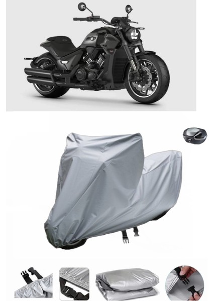 Rks C1002 V Su Geçirmez Motosiklet Brandası Arka Çanta Uyumlu