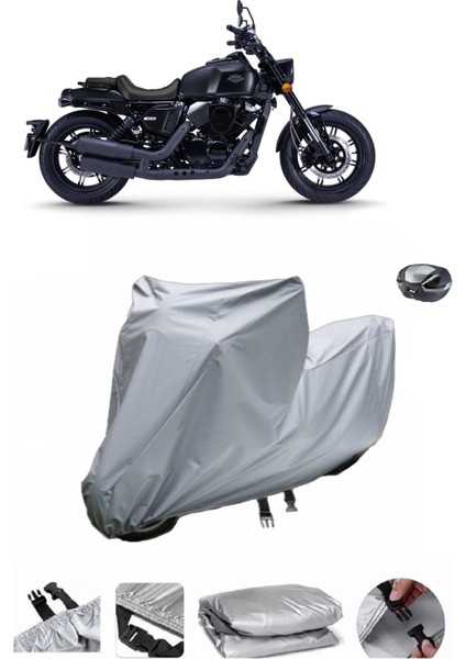 Rks K-Light 250 Su Geçirmez Motosiklet Brandası Arka Çanta Uyumlu