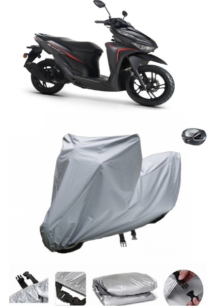 Rks Wildcat 125 Su Geçirmez Motosiklet Brandası Arka Çanta Uyumlu