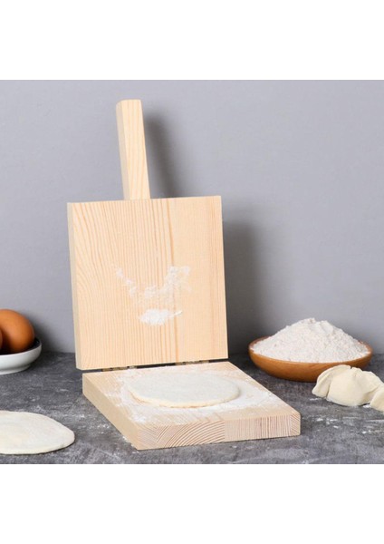 C Stili Ahşap Hamur Kalıp Hamur Sıkma Aracı Mantı Cilt Sıkma Aracı Mantı Kapak Yapma Kalıbı Mutfak Aleti Fırıncılık Pastacılık Aracı (Yurt Dışından) fırsatları