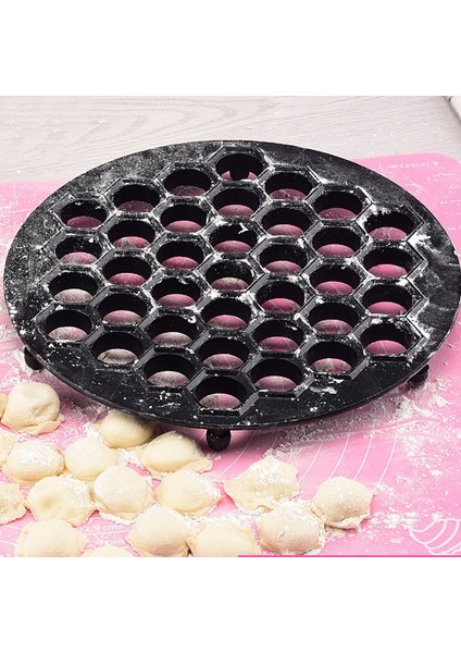 Gümüş Tarzı 37 Delik Mantı Kalıbı Aracı Mantı Yapıcı Ravioli Alüminyum Kalıp Pelmeni Kendin Yap Mutfak Aracı Hamur Kesici (Yurt Dışından) fiyatları