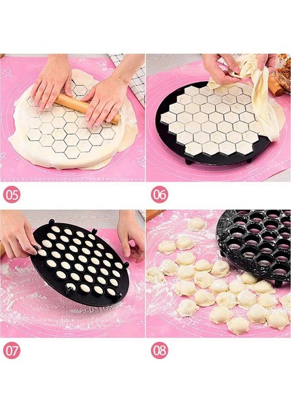 Gümüş Tarzı 37 Delik Mantı Kalıbı Aracı Mantı Yapıcı Ravioli Alüminyum Kalıp Pelmeni Kendin Yap Mutfak Aracı Hamur Kesici (Yurt Dışından) fırsatları