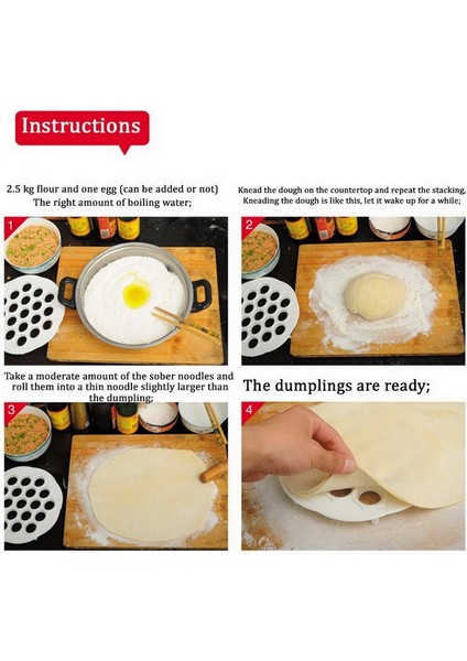 37 Delik Alaşım 1pc Stili Dumpling Kalıp Yapıcı Plastik Ravioli Maker Mutfak Aleti Ravioli Maker Etli Mantı Yapıcı Kalıp 37 Delikli Merdane (Yurt Dışından) fırsatları