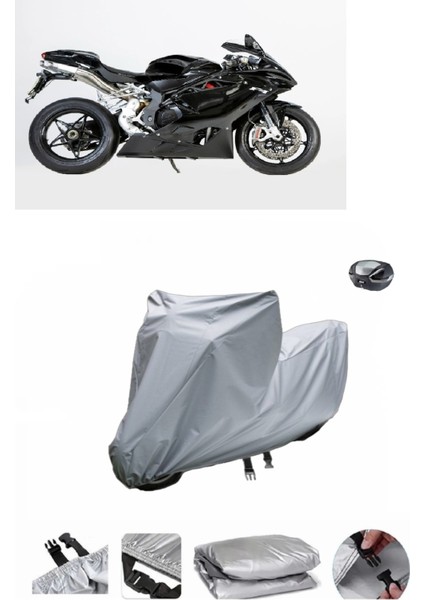 Mv Agusta F4 1000 R Su Geçirmez Motosiklet Brandası Arka Çanta Uyumlu