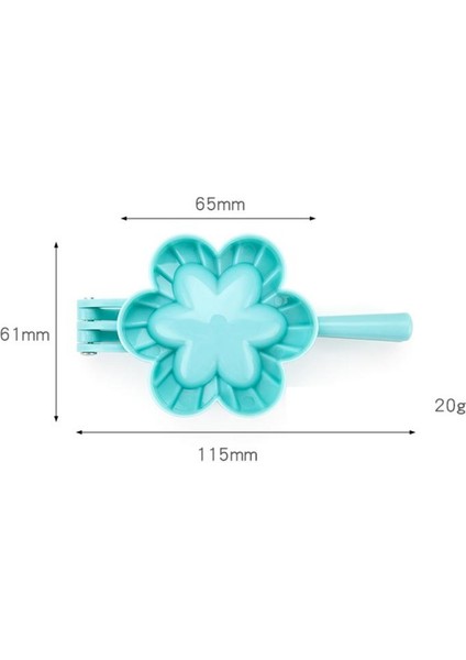 Çiçek S Tarzı 1 Adet Kendin Yap Mantı Yapım Aracı Buğday Sapı Jiaozi Pierogi Kalıbı Mantı Kalıbı Klips Pişirme Kalıpları Hamur Yapıcı Mutfak Aksesuarları (Yurt Dışından)
