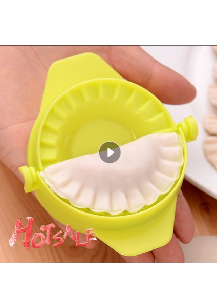 Yeşil 1 Adet Tarzı Kendi Yapımı Plastik Mantı Kalıbı Jiaozi Yapıcı Hamur Mantı Yapıcı Pres Etli Börek Kalıbı Mantı Şekil Kesici Fırın Aracı (Yurt Dışından) indirimleri
