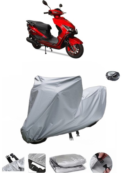 Motolux Nirvana 50 Su Geçirmez Motosiklet Brandası Arka Çanta Uyumlu