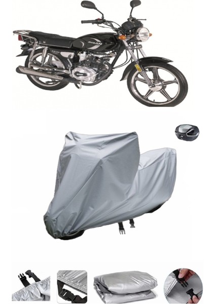 Bisan Toprak Wrc 100 Su Geçirmez Motosiklet Brandası Arka Çanta Uyumlu