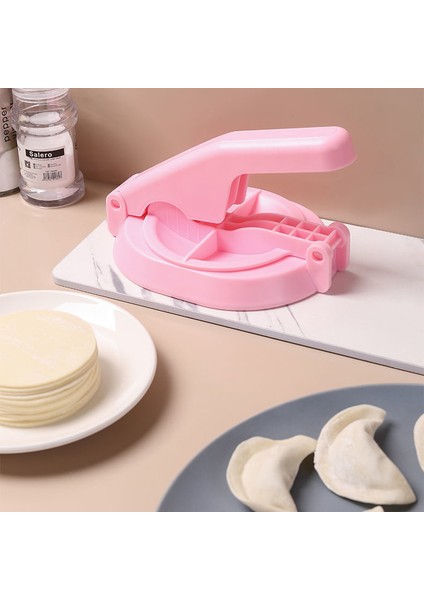 Pembe Stil Çin Mantı Cilt Kalıbı El Baskısı Mantı Cilt Sanatı Ev Yeni Stil Pres Makinesi Mutfak Baskı Kalıbı (Yurt Dışından) fırsatları
