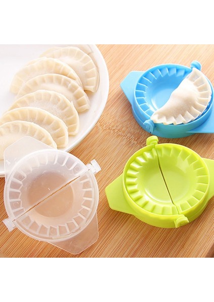 Yeşil Stil 3 Parça Mavi Yeşil Şeffaf Gıda Kalitesi Mantı Kalıbı Dayanıklı Mantı Makinesi Ekipmanı Kolay Mutfak Araçları (Yurt Dışından) modelleri
