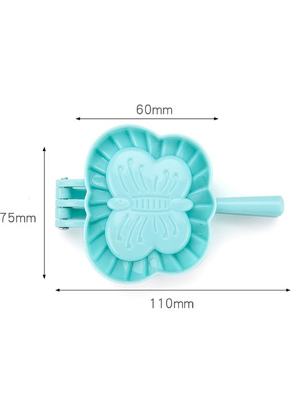 T3 Stili 3 Boyutlu Kolay Yapılabilir Mantı Kalıpları Aşınmaya Dayanıklı Hamur Pres Damgaları Mükemmel Şekil Çin Hamur Ekipmanları Toksik Olmayan Mutfak Aletleri (Yurt Dışından)