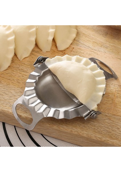 Büyük Stil Paslanmaz Çelik Mantı Kalıpları Jiaozi Yapıcı Klips Hamur Pres Mantı Pie Ravioli Kalıbı Mutfak Fırın Aksesuarları (Yurt Dışından) fiyatları
