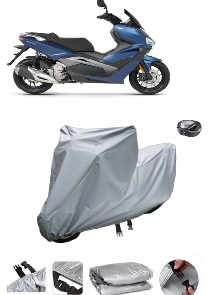 Rks Vieste 249 Su Geçirmez Motosiklet Brandası Arka Çanta Uyumlu