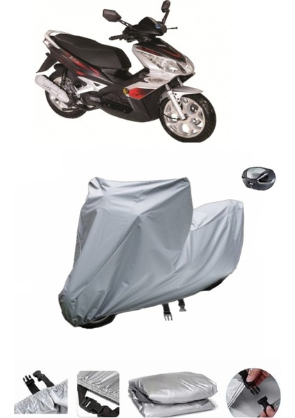 Bisan Teos 125 Su Geçirmez Motosiklet Brandası Arka Çanta Uyumlu