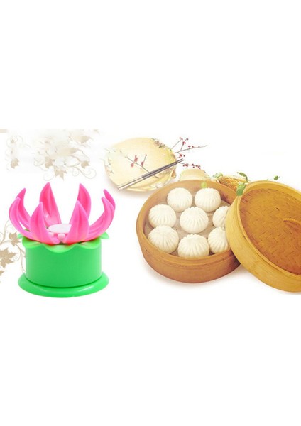 Plastik Buharda Pişirme Kalıbı Hamur Kıymalı Buharlı Mantı Yapma Kalıbı Mutfak Aracı (Yurt Dışından) fırsatları