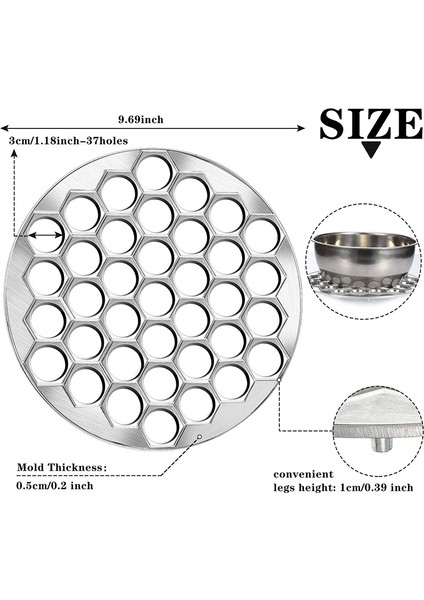 Rus Pelmeni Metal Kalıp ve Hamur Ravioli Teker Pasta Çift Kesici ile Mutfak Pişirme Araçları (Yurt Dışından) fiyatları