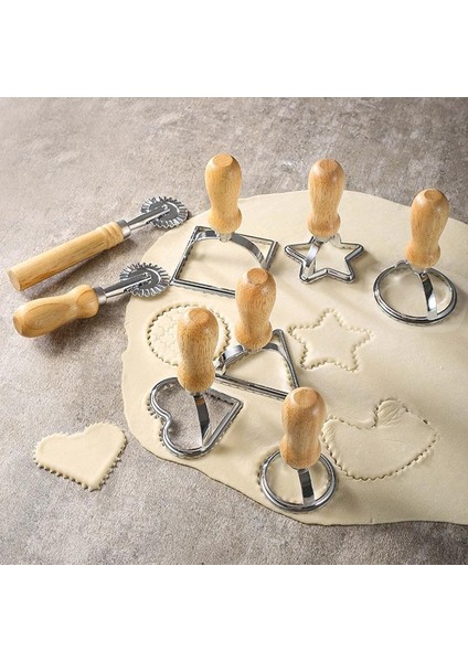No.1 Tarzı Yeni Düzensiz Kurabiye Kalıbı Hamur Baskı Kalıbı Çinko Alaşımı Mantı Ravioli Dantel Kabartma Yapıcı Kalıp Pizza Kesme Tekerleği Araçları (Yurt Dışından) modelleri