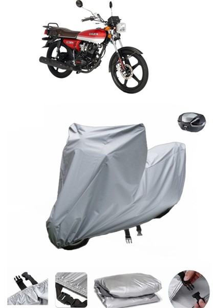 Kuba Cg 50 Su Geçirmez Motosiklet Brandası Arka Çanta Uyumlu