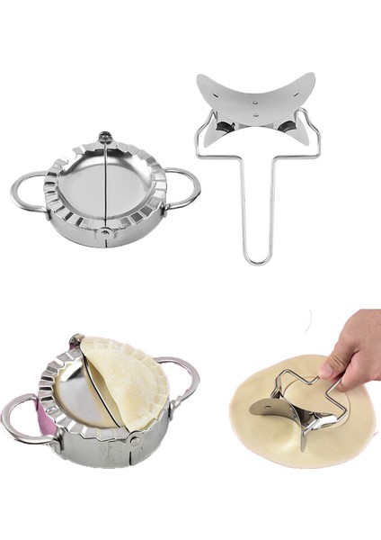 1 x Küçük Kesici Stili Dumpling Kalıbı Paslanmaz Çelik Dumpling Sarma Kesici Gyoza Kalıbı Kullanışlı Mutfak Dumpling Yapıcı Cihazı Pişirme Hamur Araçları (Yurt Dışından) fiyatları