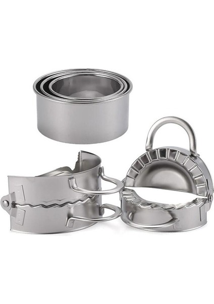 2 Adet Tarzı 5 Adet Mantı Kalıbı Ravioli Hamur Pasta Aracı Kesici Pie Paslanmaz Çelik Mantı Yapımı Kalıp Mutfak Araçları Pişirme Tenceresi Kalıbı (Yurt Dışından) fırsatları