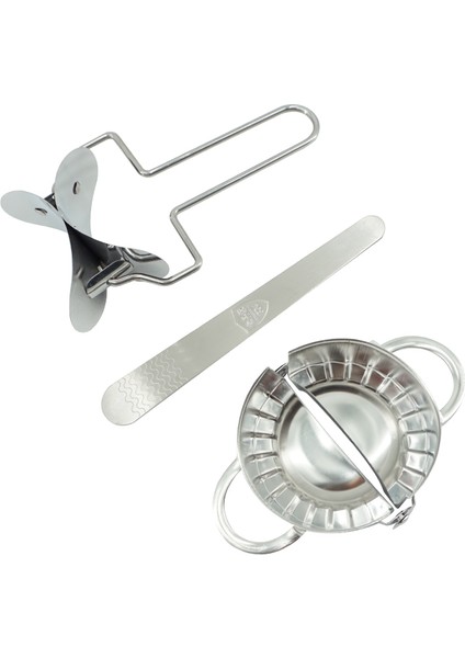 M Tarzı Kesici Araçlık Mantı Seti Paslanmaz Çelik Yapıcı Hamur Kesici Mantı Kalıbı Pie Ravioli Mutfak Hamur Işleri Aksesuarları (Yurt Dışından) fiyatları