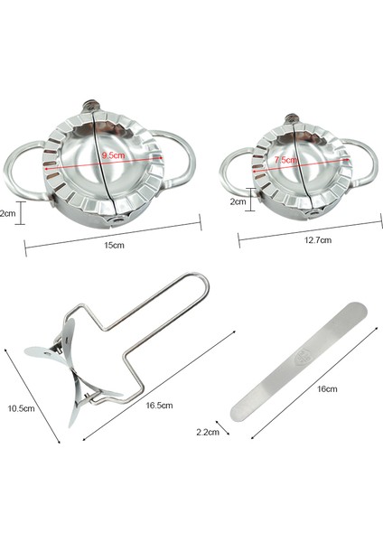 M Tarzı Kesici Araçlık Mantı Seti Paslanmaz Çelik Yapıcı Hamur Kesici Mantı Kalıbı Pie Ravioli Mutfak Hamur Işleri Aksesuarları (Yurt Dışından) modelleri