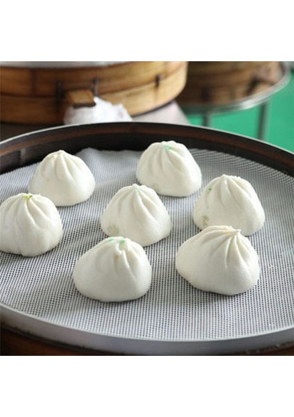 36CM Tarzı Silikon Buharlı Yemek Tabak Yuvarlak Mantı Matı Buharda Pişmiş Ekmekler Fırın Pastacılık Dim Sum Ağlı Pişirme Kılıfı (Yurt Dışından) fırsatları