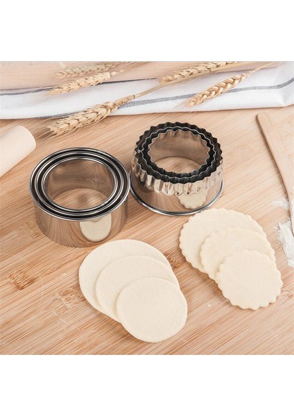 Çiçek Stili Türkçe: Kurabiye Hamuru Yapıcı Taşınabilir Mantı Kesici Paslanmaz Çelik Hamur Kesme Aracı Yuvarlak Çiçek Şekilli Mutfak Aletleri (Yurt Dışından) modelleri