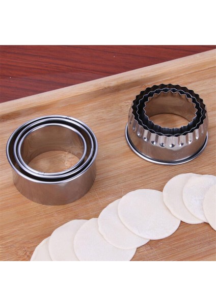 Çiçek Stili Türkçe: Kurabiye Hamuru Yapıcı Taşınabilir Mantı Kesici Paslanmaz Çelik Hamur Kesme Aracı Yuvarlak Çiçek Şekilli Mutfak Aletleri (Yurt Dışından) fırsatları