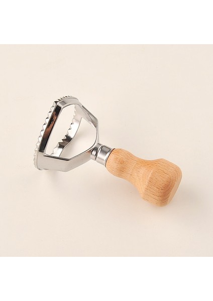 Squre Şekilli Stil Doğal Ahşap Saplı Kare Yuvarlak Kalp Şeklinde Ravioli Damga Mantı Kalıbı Kesici Pres (Yurt Dışından) fırsatları