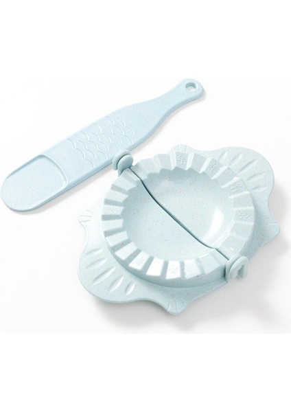 Gök Mavisi Tarzı 1 Takım Kendin Yap Mantı Yapma Aracı Buğday Sapı Jiaozi Pierogi Kalıbı Mantı Kalıbı Klips Fırın Kalıpları Hamur Mutfak Aksesuarları (Yurt Dışından)