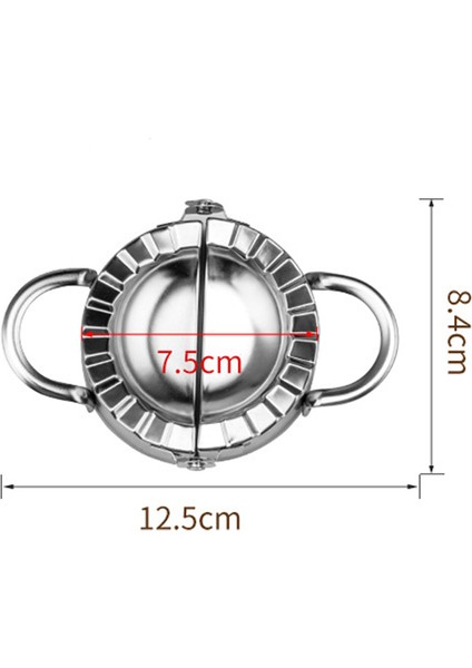 S Beden Stili El Yapımı Mantı Kalıbı Temizlemesi Kolay Pierogi Kalıbı Sarma Kesici Gıda Sınıfı Paslanmaz Çelik Mutfak Aletleri (Yurt Dışından)