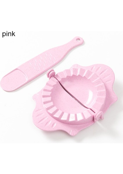 Pembe Tarzı 1 Adet Buğday Samanı Mantı Yapıcı Cihaz Mutfak Aksesuarları Jiaozi Pierogi Kalıbı Fırın Araçları Taşınabilir Mantı Kalıbı cl (Yurt Dışından)