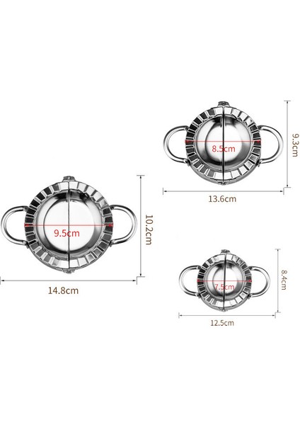 1 Adet Tarzı Mutfak Paslanmaz Çelik Mantı Yapıcı Kesici Hamur Kesici Turta Ravioli Mantı Kalıbı Doldurulmuş Et Kaşığı Mutfak Araçları (Yurt Dışından) fırsatları