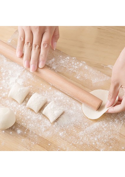 25CM Tarzı Doğal Kayın Merdane Ev Düğme Cilt Fırın Aracı Mutfak Malzemeleri Katı Ahşap Baskı Noodle Sopa (Yurt Dışından) fırsatları