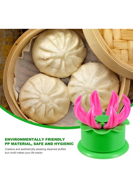 Rastgele Renk Stili 1 Adet Buharda Pişmiş Dolgulu Ekmek Kalıbı Hamur Mantısı Buharda Buhar Mantarı Yapıcı Çiçek Şekli Kalıp Mutfak Kendin Yap Pişirme Aracı Seti Yeşil (Yurt Dışından) fırsatları