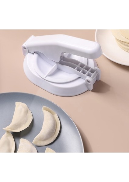 Gök Mavisi Tarzı Yeni Mutfak Mantı Kalıpları Plastik Hamur Baskı Mantı Pie Ravioli Kalıbı Pişirme Hamur Çin Yemekleri Jiaozi Maker Hamur Aracı (Yurt Dışından) indirimleri