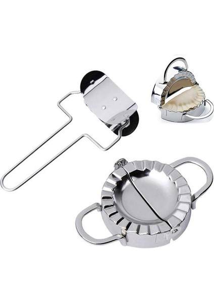 Et Kaşığı Tarzı Dumpling Kalıbı Paslanmaz Çelik Hamur Presi Pie Ravioli Rulo Bıçak Iç Dolgu Kaşığı Dumpling Yapıcı Ev Mutfak Aracı (Yurt Dışından) modelleri