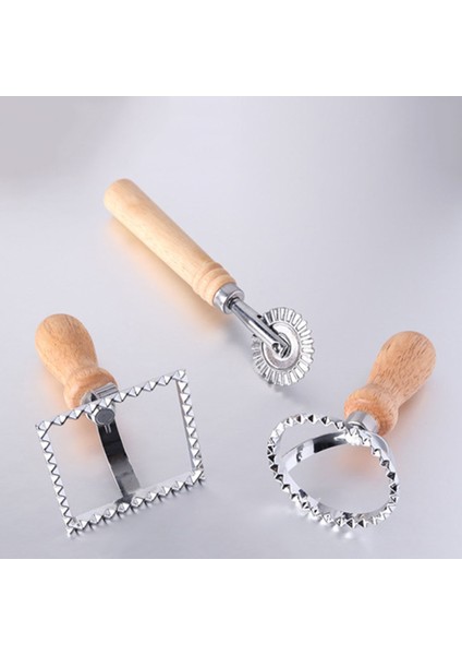 C Stili Çerez Kesici Ravioli Makarna Pres Kalıp Paslanmaz Çelik Mantı Kabartma Kalıbı Hamur Kesici Çerez Kalıbı Pizza Kesme Tekerleği Aracı (Yurt Dışından) indirimleri