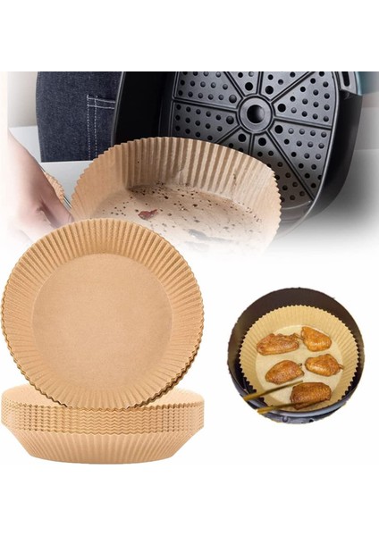 Koyu Haki Stili Hava Fritözü Tek Kullanımlık Kağıt Liner Fırın Kağıt Sayfaları Yuvarlak Pergament Yapışmaz Kağıt Mikrodalga Buharlı Yeni (Yurt Dışından) fiyatları