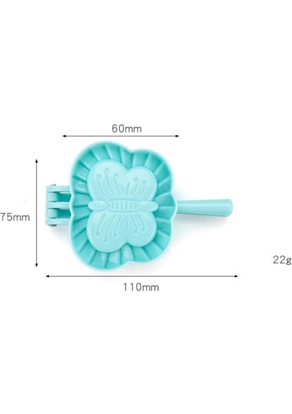 Butterfiy S Tarzı 1 Adet Kendin Yap Mantı Yapım Aracı Buğday Sapı Jiaozi Pierogi Kalıbı Mantı Kalıbı Klips Pişirme Kalıpları Hamur Yapıcı Mutfak Aksesuarları (Yurt Dışından)